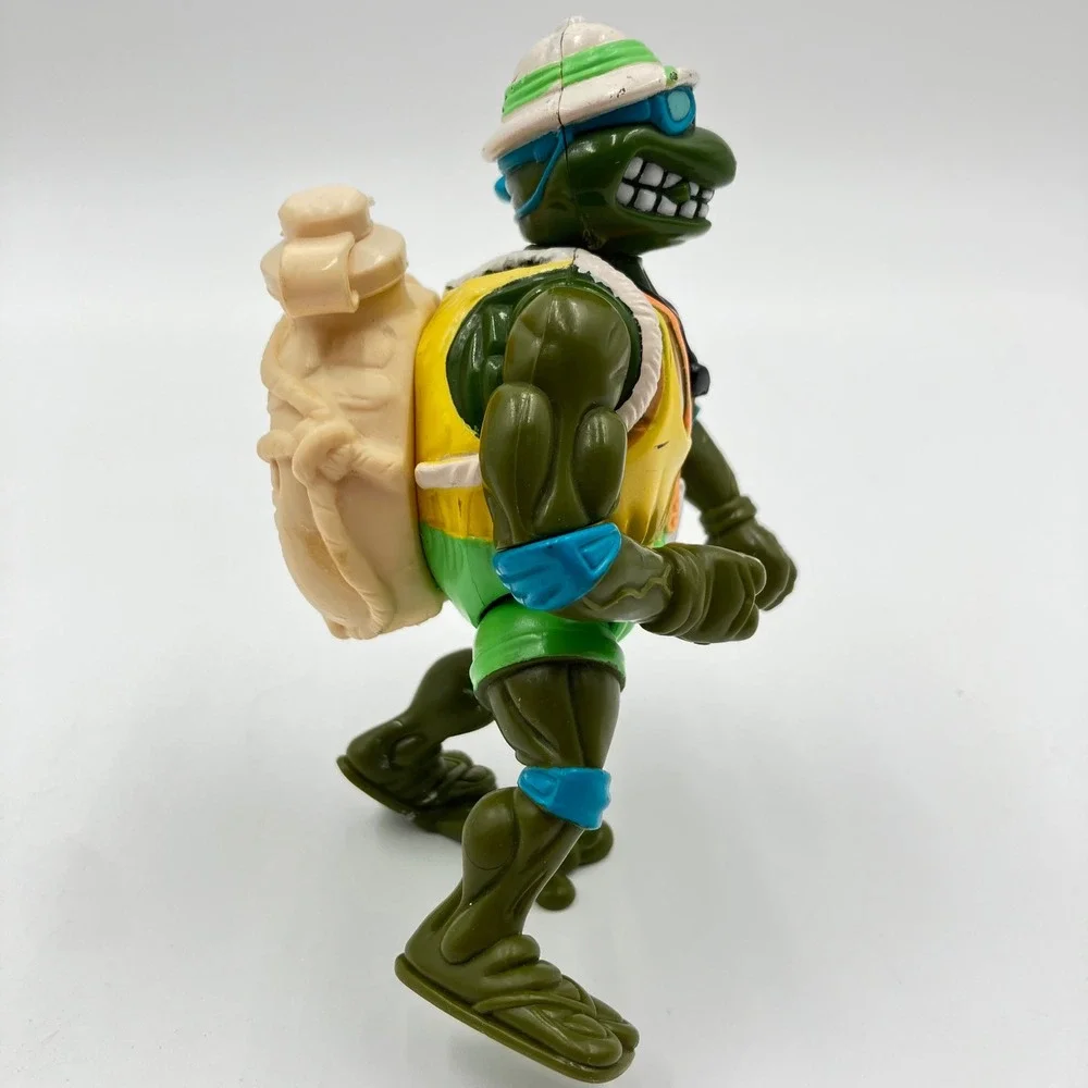 Vintage 1992 TMNT Lifeguard Leo Action Figure Playmates Leonardo 100% COMPLETE